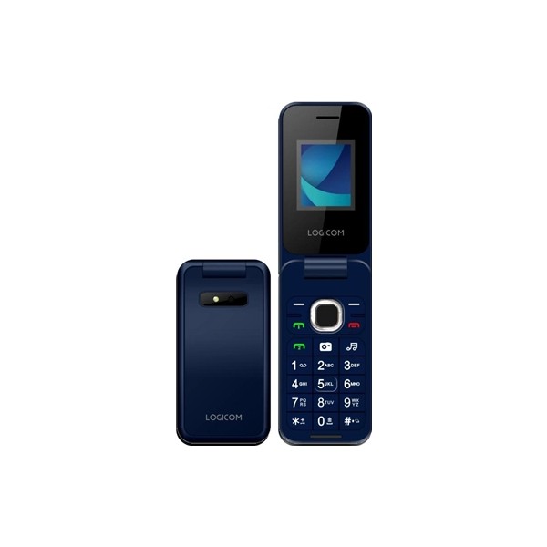 Logicom fleep 460 móvil básico 4g 1.77" ds bt azul